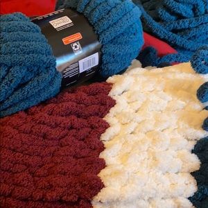 Handmade knitted blankets